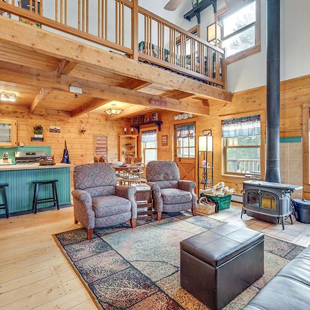 Secluded Black Hawk Log Cabin With Fire Pit! Εξωτερικό φωτογραφία