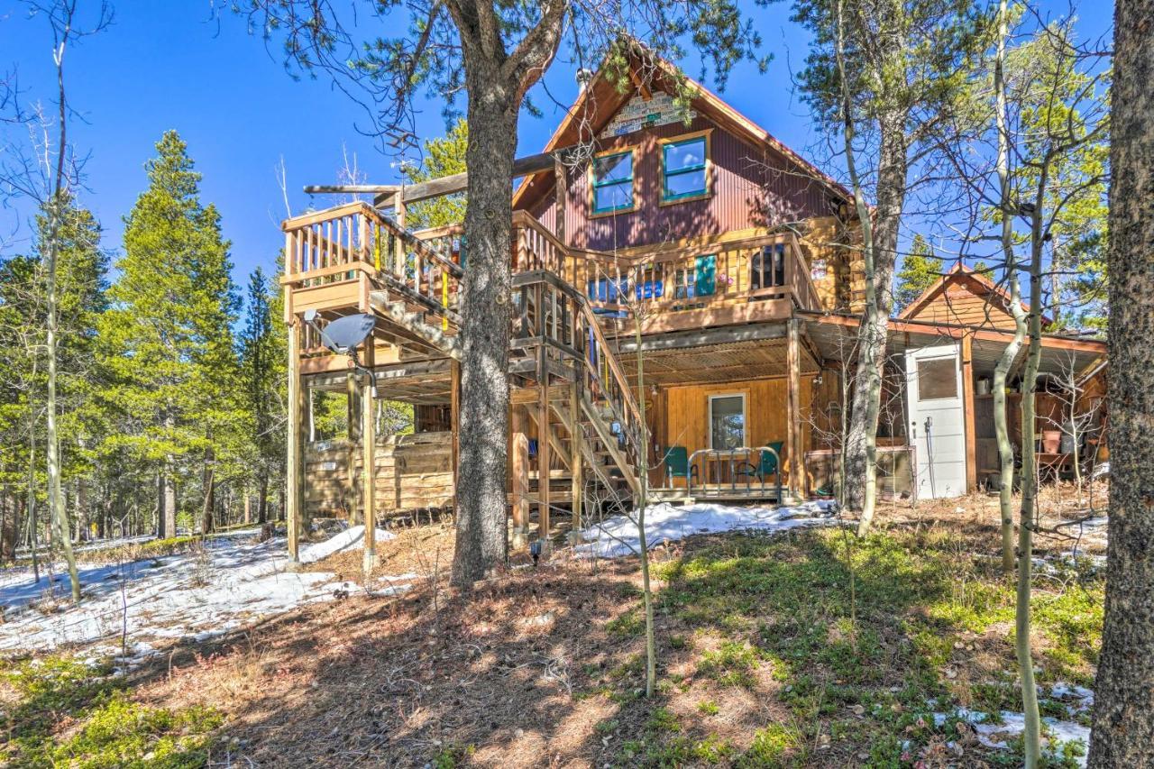 Secluded Black Hawk Log Cabin With Fire Pit! Εξωτερικό φωτογραφία